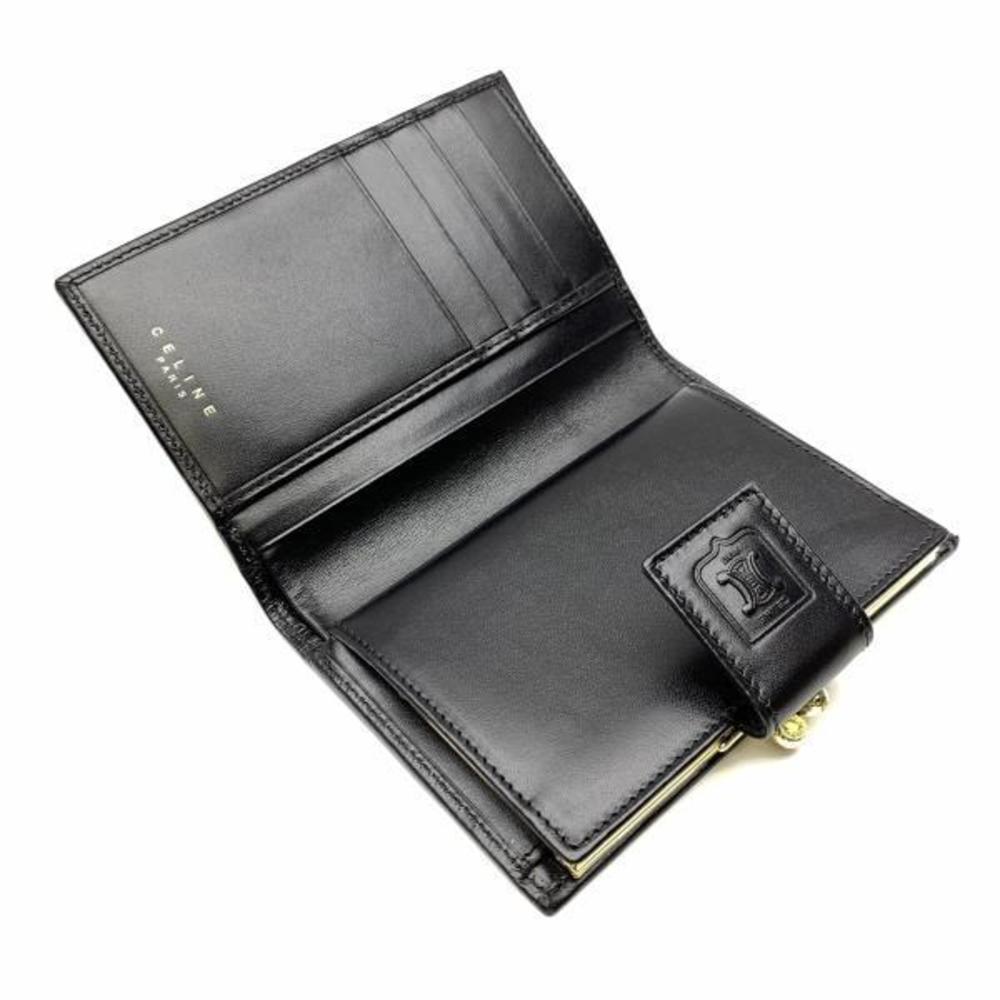 Celine Macadam Pattern Bifold Compact Wallet Coin… - image 5